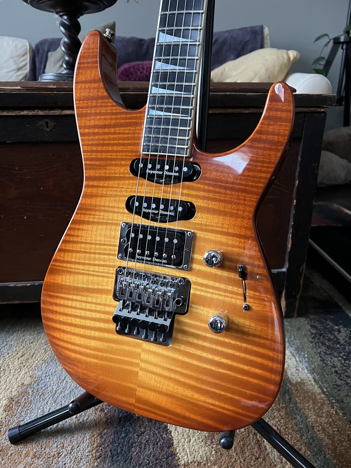1999 Jackson Soloist SL1 Made in USA Vintage Amber — Jackson